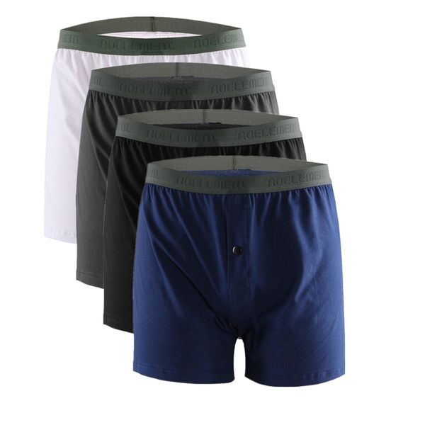 men's boxers cotton mens underwear 4pcs/lot solid homme panties boxer with elastic waistband shorts loose men l xl xxl xxxl, Black;white
men's boxers cotton mens underwear 4pcs/lot solid homme panties boxer with elastic waistband shorts loose men l xl xxl xxxl, Black;white