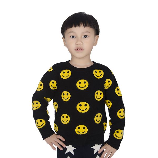 men and women children pure cotton plus velvet knitted sweater baby pullover smiley cute sweater, White
men and women children pure cotton plus velvet knitted sweater baby pullover smiley cute sweater, White