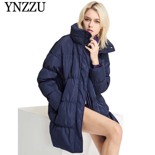 2019 white blue thick warm women's winter down jacket fashion loose long sleeve female down coat thick warm overcoat ynzzu yo934, Black
2019 white blue thick warm women's winter down jacket fashion loose long sleeve female down coat thick warm overcoat ynzzu yo934, Black