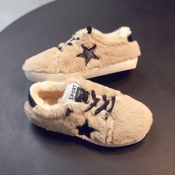 hkxn 2019 new toddler girl boots children' shoes autumn winter star fur shoes plus velvet cotton fur t02, Black;grey
hkxn 2019 new toddler girl boots children' shoes autumn winter star fur shoes plus velvet cotton fur t02, Black;grey