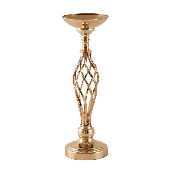 europe style candlestick with stand twist flower for home deskornament