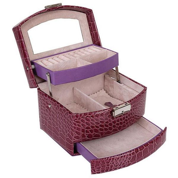 new-automatic leather jewelry box three-layer storage box for women earring ring cosmetic organizer casket for decorationspurpl pet supplies
new-automatic leather jewelry box three-layer storage box for women earring ring cosmetic organizer casket for decorationspurpl pet supplies