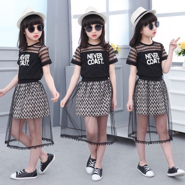 toddler girl clothes big girls clothing set summer boutique outfits kid children never coast t shirt + mesh shirt 4 to 15 years t200526, White
toddler girl clothes big girls clothing set summer boutique outfits kid children never coast t shirt + mesh shirt 4 to 15 years t200526, White