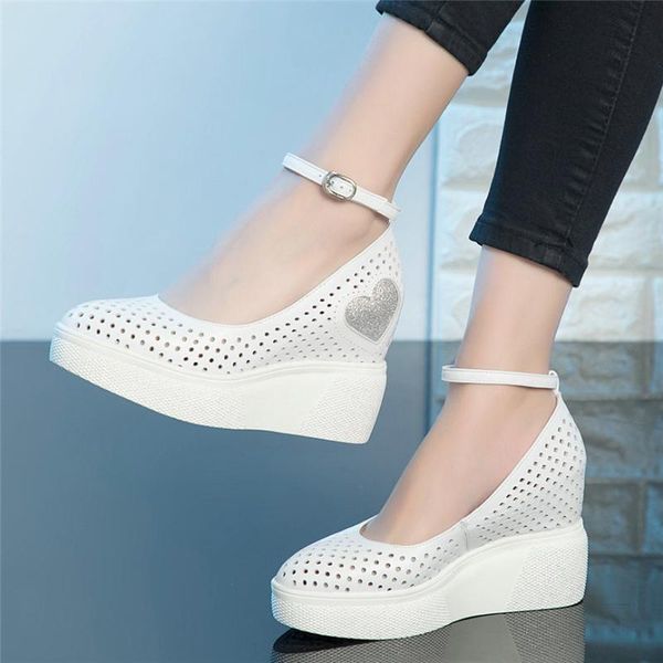 women real leather wedges high heel summer ankle boots female breathable pointed toe platform pumps shoes casual oxfords shoes, Black
women real leather wedges high heel summer ankle boots female breathable pointed toe platform pumps shoes casual oxfords shoes, Black