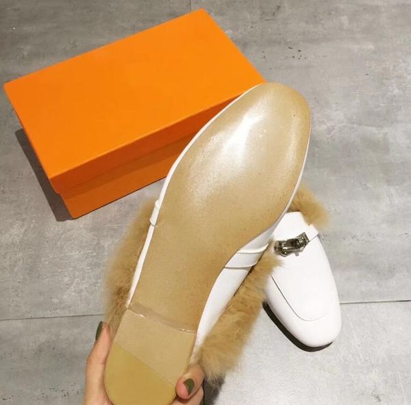 fashion mules princetown men women fur slippers mules genuine leather designer fashion metal chain ladies casual shoes 35-40, Black
fashion mules princetown men women fur slippers mules genuine leather designer fashion metal chain ladies casual shoes 35-40, Black