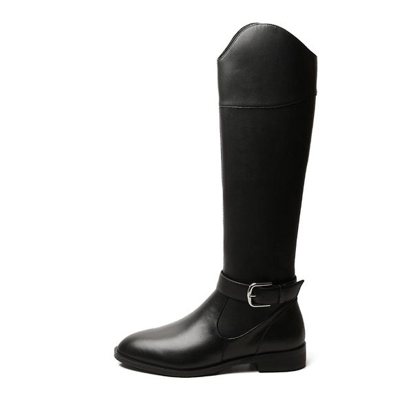 2019 female genuine leather knee high boots winter women boots fashion night club shoes woman big size chunky heels, Black
2019 female genuine leather knee high boots winter women boots fashion night club shoes woman big size chunky heels, Black