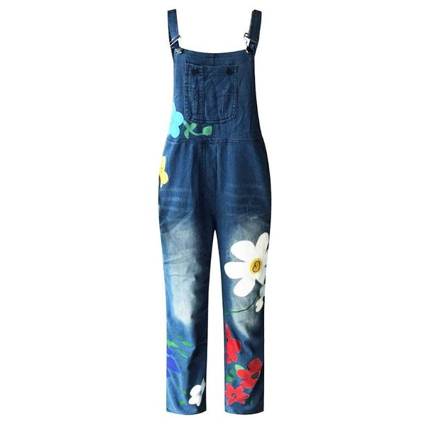 women print denim jumpsuits cartoon floral rompers overalls new hole loose beaded jean pants female casual long pants #t1g, Blue
women print denim jumpsuits cartoon floral rompers overalls new hole loose beaded jean pants female casual long pants #t1g, Blue