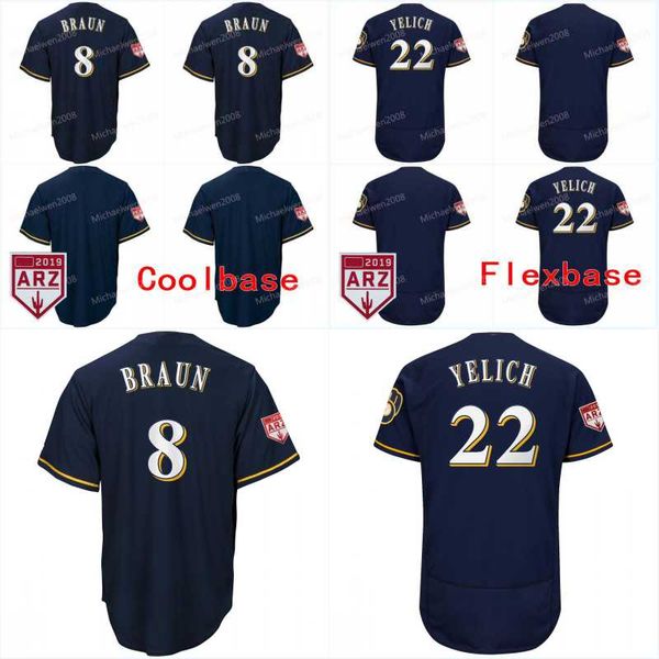 2019 spring training men's 22 christian yelich 8 ryan braun 71 josh hader 23 keon broxton 6 lorenzo cain 21 travis shaw baseball jersey, Black;red
2019 spring training men's 22 christian yelich 8 ryan braun 71 josh hader 23 keon broxton 6 lorenzo cain 21 travis shaw baseball jersey, Black;red