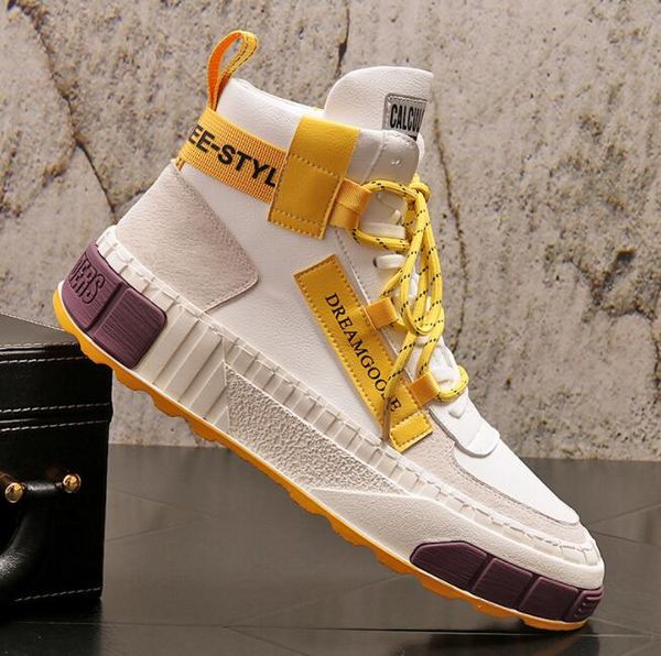 fashion luxury designer shoes patchwork punk loafers mens sneakers board shoes high men's casual shoe men's designer shoes, Black
fashion luxury designer shoes patchwork punk loafers mens sneakers board shoes high men's casual shoe men's designer shoes, Black