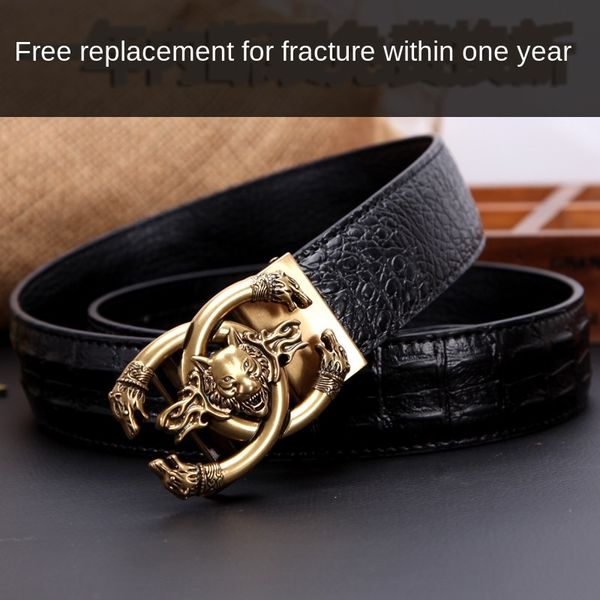 automatic buckle men's simple trendsetter young personality hair stylist trendsetter men's trousers automatic buckle belt belt, Black;brown
automatic buckle men's simple trendsetter young personality hair stylist trendsetter men's trousers automatic buckle belt belt, Black;brown