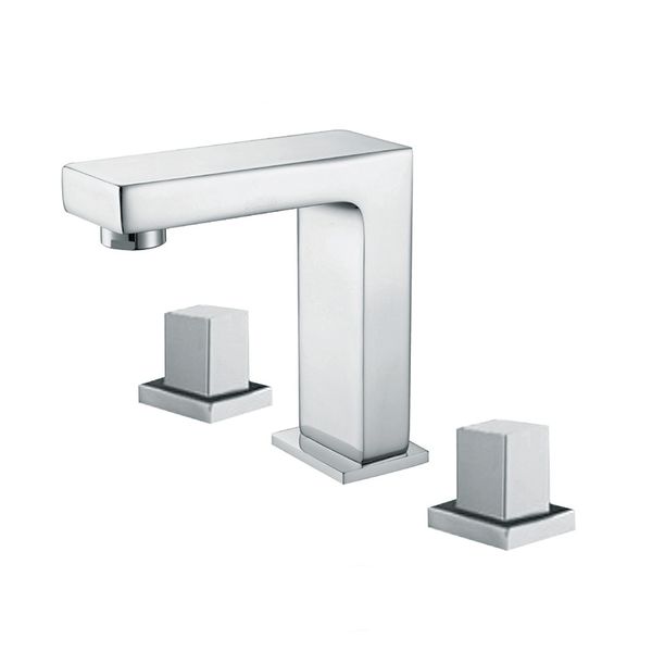 widespread basin faucet bathroom sink cold and mixer tap deck mounted dual handle three holes black/chrome taps
widespread basin faucet bathroom sink cold and mixer tap deck mounted dual handle three holes black/chrome taps