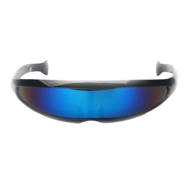 pack of 2 fashion novelty vintage sunglasses futuristic cyclops mirrored brand designer sunglasses costume glasses for adults, Blue
pack of 2 fashion novelty vintage sunglasses futuristic cyclops mirrored brand designer sunglasses costume glasses for adults, Blue