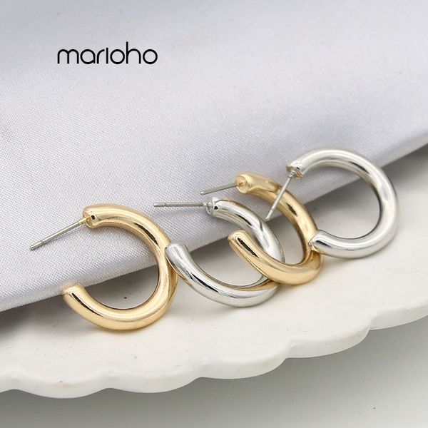 women's simple gold silver color glossy c-shaped hollow hoop earrings metal round opening creative earring fashion jewelry gifts, Golden;silver
women's simple gold silver color glossy c-shaped hollow hoop earrings metal round opening creative earring fashion jewelry gifts, Golden;silver