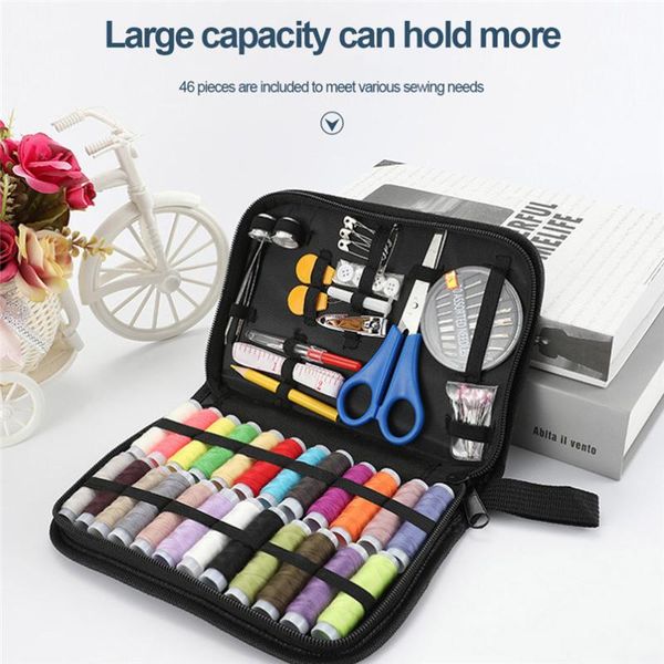 travel sewing kits cross-stitch multi-function sewing box set for hand quilting stitching embroidery thread accessories, Black
travel sewing kits cross-stitch multi-function sewing box set for hand quilting stitching embroidery thread accessories, Black