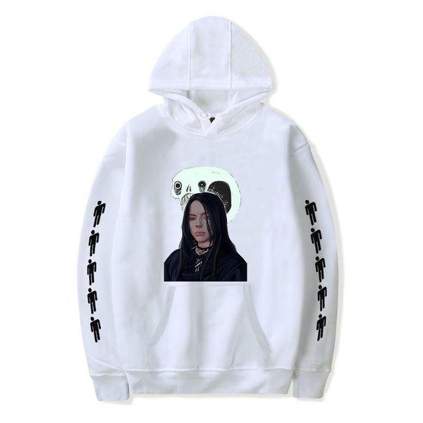 new billie eilish fashion hoodie ladies men's popular sweatshirt comfort coat autumn winter fashion boys girls white pullover, Black
new billie eilish fashion hoodie ladies men's popular sweatshirt comfort coat autumn winter fashion boys girls white pullover, Black