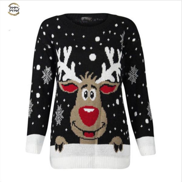 ugly women christmas sweater deer warm knitted new long sleeve sweater jumper o-neck santa claus fashion casual blouse, White;black
ugly women christmas sweater deer warm knitted new long sleeve sweater jumper o-neck santa claus fashion casual blouse, White;black