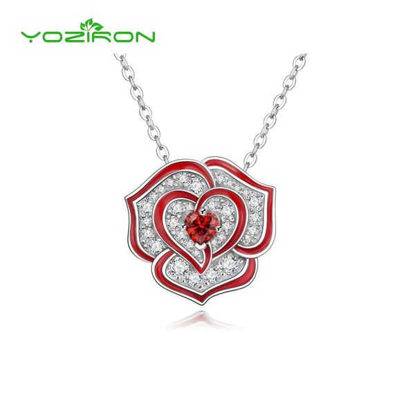 yoziron 2020 statement red rose pendant necklaces women jewelry crystal purple red flower rose and heart chain necklace jewelry, Silver
yoziron 2020 statement red rose pendant necklaces women jewelry crystal purple red flower rose and heart chain necklace jewelry, Silver