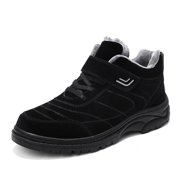 thick plush rubber winter work safety shoes %1808 male winter men's boots outdoor warm waterproof non-slip ankle snow boot, Black
thick plush rubber winter work safety shoes %1808 male winter men's boots outdoor warm waterproof non-slip ankle snow boot, Black