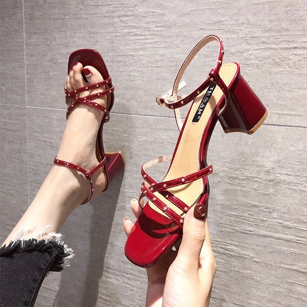 all-match 2020 summer sandals female shoe high heels ankle strap sale of women's shoes cross ladies fashion woman for, Black
all-match 2020 summer sandals female shoe high heels ankle strap sale of women's shoes cross ladies fashion woman for, Black