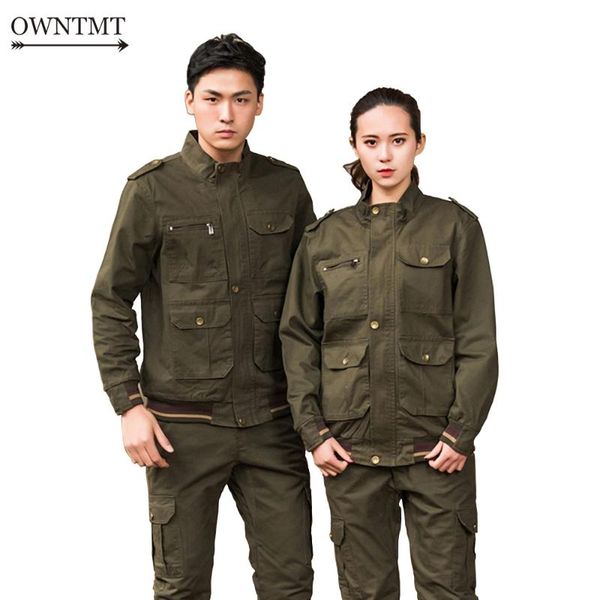 cotton men's jacket cargo pants set tactical camouflage multicam combat uniforms spring outdoor multi pockets workwear, Gray
cotton men's jacket cargo pants set tactical camouflage multicam combat uniforms spring outdoor multi pockets workwear, Gray