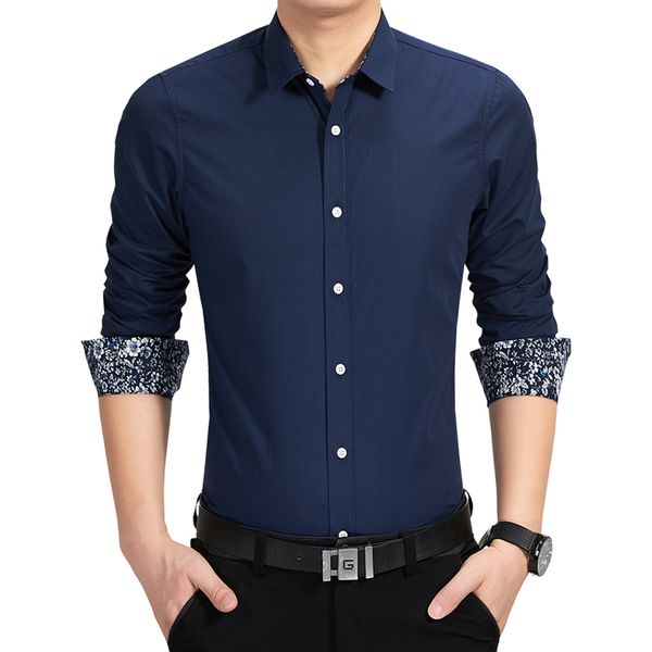 2019 men's casual shirt slim men's casual floral button shirt long sleeve dress large size ing, White;black
2019 men's casual shirt slim men's casual floral button shirt long sleeve dress large size ing, White;black