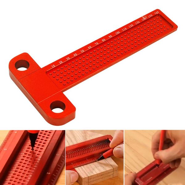 alloy ruler woodworking marking ruler scriber t-type hole positioning locating corssed gauge t-160
alloy ruler woodworking marking ruler scriber t-type hole positioning locating corssed gauge t-160