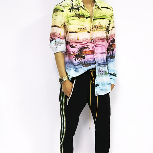 new arrivals summer style explosion hawaiian beach print cotton long sleeves shirt shirt style men joint camisas hombre hip hop t-shirt s-xl, White;black
new arrivals summer style explosion hawaiian beach print cotton long sleeves shirt shirt style men joint camisas hombre hip hop t-shirt s-xl, White;black