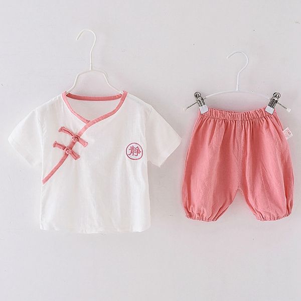 4colors лето малыш детские мальчики девочки одежда 2pcs outfit set китайский стиль с коротким рукавом футболки топы брюки одежда set, White
4colors лето малыш детские мальчики девочки одежда 2pcs outfit set китайский стиль с коротким рукавом футболки топы брюки одежда set, White