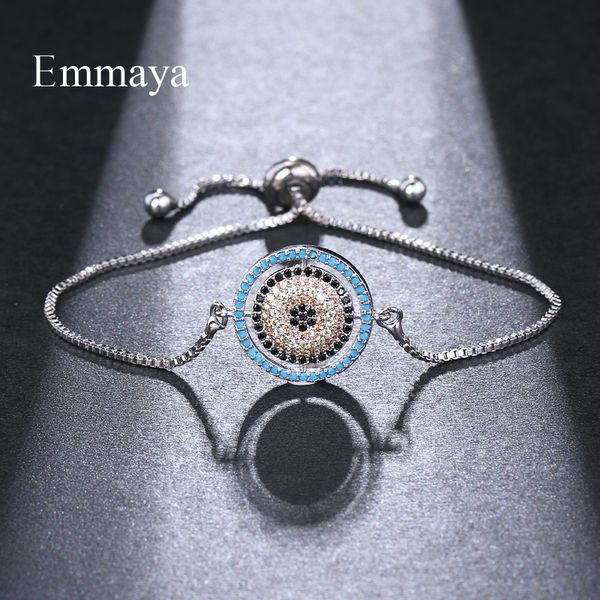 emmaya new pulseira mujer moda rose gold charm bracelets bangles for women eye adjustable bracelet jewelry gift, Black
emmaya new pulseira mujer moda rose gold charm bracelets bangles for women eye adjustable bracelet jewelry gift, Black