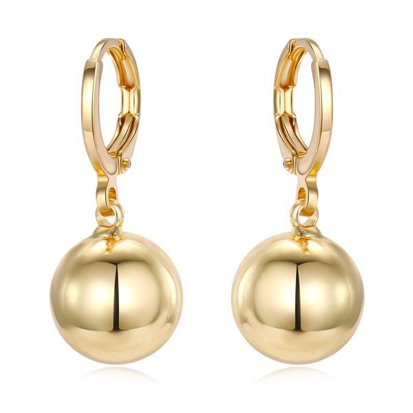 1pair cute small round ball mini hoop earrings for women simple chic gold silver color bead pendant circle earrings jewelry e665, Golden;silver
1pair cute small round ball mini hoop earrings for women simple chic gold silver color bead pendant circle earrings jewelry e665, Golden;silver