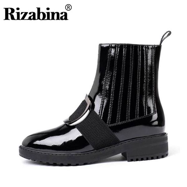 rizabina genuine leather women ankle boots solid color zipper round toe leisure shoes winter daily women footwear size 34-39, Black
rizabina genuine leather women ankle boots solid color zipper round toe leisure shoes winter daily women footwear size 34-39, Black