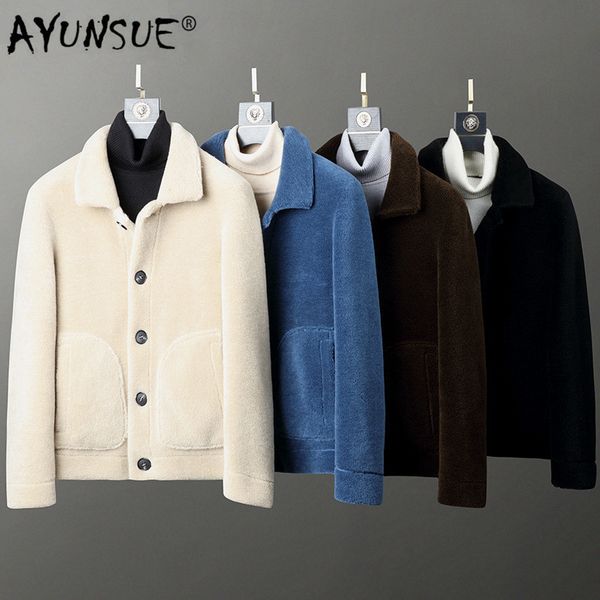 ayunsue short wool coat autumn winter men shearling jacket mens coats overcoat thick casual jackets kaban erkek 1811 yy253, Black
ayunsue short wool coat autumn winter men shearling jacket mens coats overcoat thick casual jackets kaban erkek 1811 yy253, Black