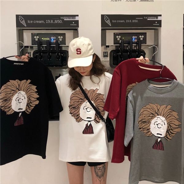 2019 snoopy dishevelled children cartoon loose short-sleeved t-shirt slimming chic base shirt female, White
2019 snoopy dishevelled children cartoon loose short-sleeved t-shirt slimming chic base shirt female, White