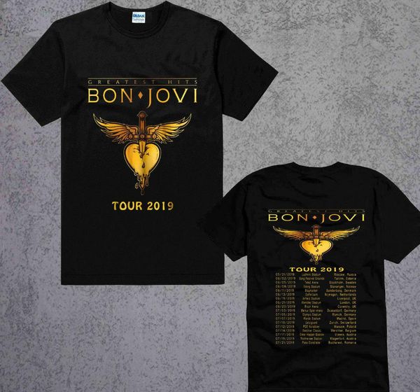 new bon jovi the ressurection music world tour 2019 black t-shirt s to 3xl summer short sleeves cotton t shirt fashion, White;black
new bon jovi the ressurection music world tour 2019 black t-shirt s to 3xl summer short sleeves cotton t shirt fashion, White;black