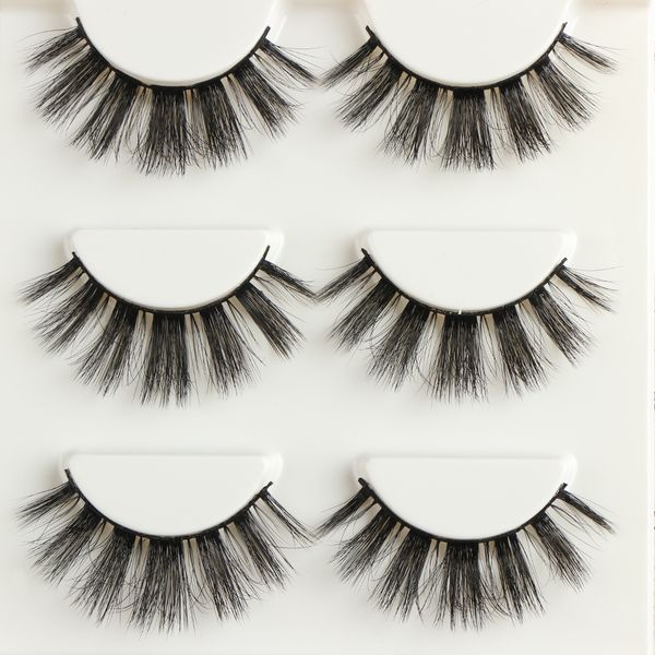 3pairs black long mink hair false eyelashes make up thick cross cilia fake eye lashes women big eyes makeup extension tools
3pairs black long mink hair false eyelashes make up thick cross cilia fake eye lashes women big eyes makeup extension tools