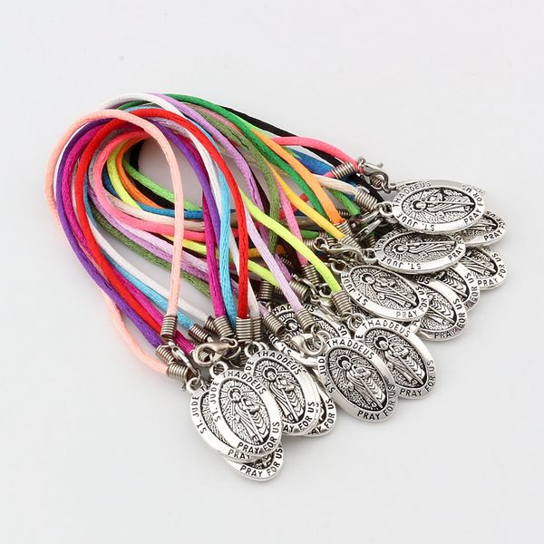 30pcs st. jude thaddeus jesus oval medal pendants bracelet handmade jewelry making party gifts c-24, Golden;silver
30pcs st. jude thaddeus jesus oval medal pendants bracelet handmade jewelry making party gifts c-24, Golden;silver