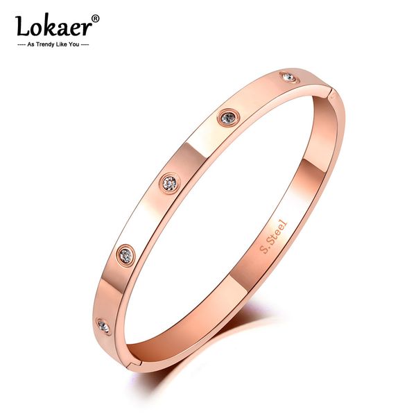 lokaer luxury cz crystal 6mm cuff bangles for women rose gold cubic zirconia love titanium stainless steel bracelets b19062, Black
lokaer luxury cz crystal 6mm cuff bangles for women rose gold cubic zirconia love titanium stainless steel bracelets b19062, Black