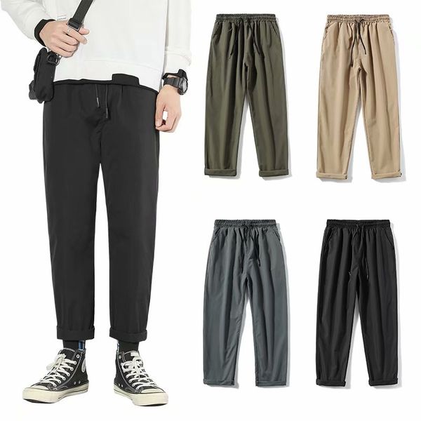 bxyichen original nine-point pants korean version of the trend of summer loose straight tube sports pants super fire casual pant, Black
bxyichen original nine-point pants korean version of the trend of summer loose straight tube sports pants super fire casual pant, Black