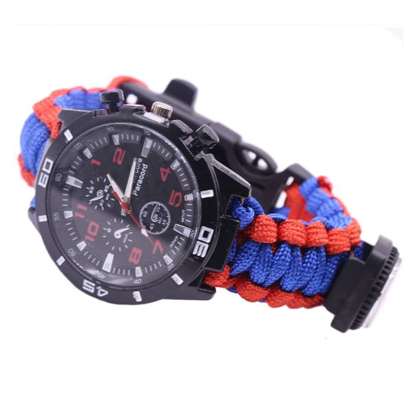 outdoor multi-functional wristwatch bracelet whistle compass fashion survival camping rescue rope braided bracelets bracelet
outdoor multi-functional wristwatch bracelet whistle compass fashion survival camping rescue rope braided bracelets bracelet