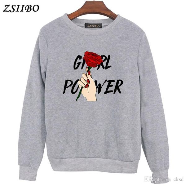 sweaters girl power printing sweaters harajuku crew neck sweats women clothing feminina loose women's clothing fall drop ship wy25, Black
sweaters girl power printing sweaters harajuku crew neck sweats women clothing feminina loose women's clothing fall drop ship wy25, Black