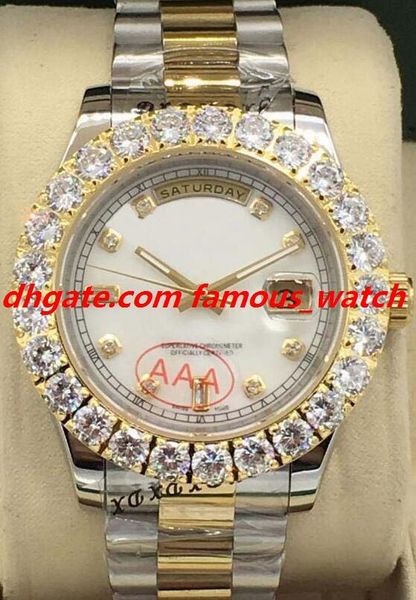 luxury watch 9 style two tone 41mm bigger diamond dial/bezel 118348 watch chest never worn automatic fashion men's watch, Slivery;brown
luxury watch 9 style two tone 41mm bigger diamond dial/bezel 118348 watch chest never worn automatic fashion men's watch, Slivery;brown