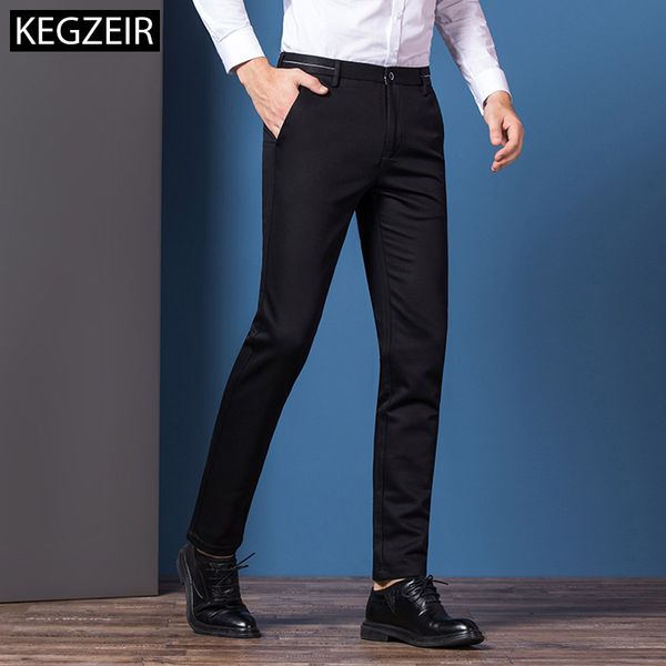 kegzeir spring winter business men fashion pants slim fit mens trousers casual zipper pants for men broeken heren, Black
kegzeir spring winter business men fashion pants slim fit mens trousers casual zipper pants for men broeken heren, Black