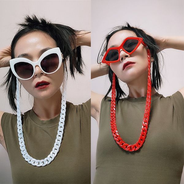 fashion new leopard acrylic sunglasses chain adjustable women reading glasses chain eyewear hanging neck strap 70cm, Silver
fashion new leopard acrylic sunglasses chain adjustable women reading glasses chain eyewear hanging neck strap 70cm, Silver