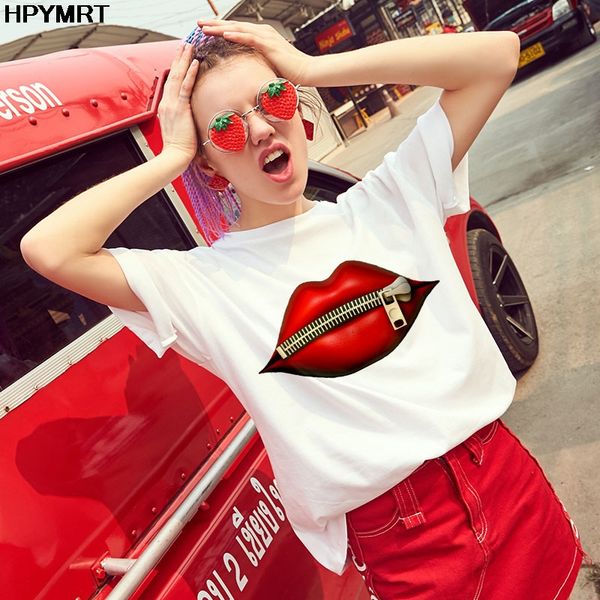 fashion women's casual sequins red lip t shirt short sleeve t-shirts vintage creativity zipped lips tshirt female clothing, White
fashion women's casual sequins red lip t shirt short sleeve t-shirts vintage creativity zipped lips tshirt female clothing, White