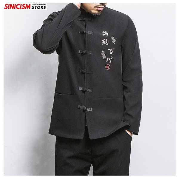 men's jackets sinicism store mens oversize casual jacket men chinese style 2021 male autumn thicken traditional buckle coat 5xl, Black;brown
men's jackets sinicism store mens oversize casual jacket men chinese style 2021 male autumn thicken traditional buckle coat 5xl, Black;brown