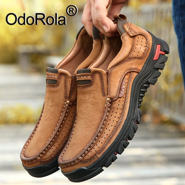 quality men hiking shoes comfortable non-slip first layer cowhide leather sneakers men breathable hiking boots big size 38-48, Black
quality men hiking shoes comfortable non-slip first layer cowhide leather sneakers men breathable hiking boots big size 38-48, Black