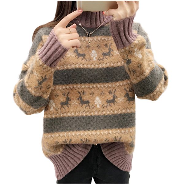 autumn winter turtleneck sweater women 2019 thicken warm long sleeve stripe knitted pullover sweater female jumper women female, White;black
autumn winter turtleneck sweater women 2019 thicken warm long sleeve stripe knitted pullover sweater female jumper women female, White;black