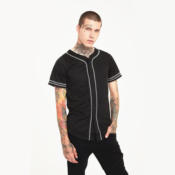 fashion streetwear baseball uniforms quick dry shirts mens baseball shirts swag jersey t plain black, White;black
fashion streetwear baseball uniforms quick dry shirts mens baseball shirts swag jersey t plain black, White;black