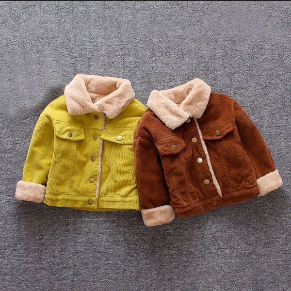 2019 fashion girls clothes autumn winter baby girls jacket boys coat jacket kids warm velvet coats children girls outerwear, White
2019 fashion girls clothes autumn winter baby girls jacket boys coat jacket kids warm velvet coats children girls outerwear, White