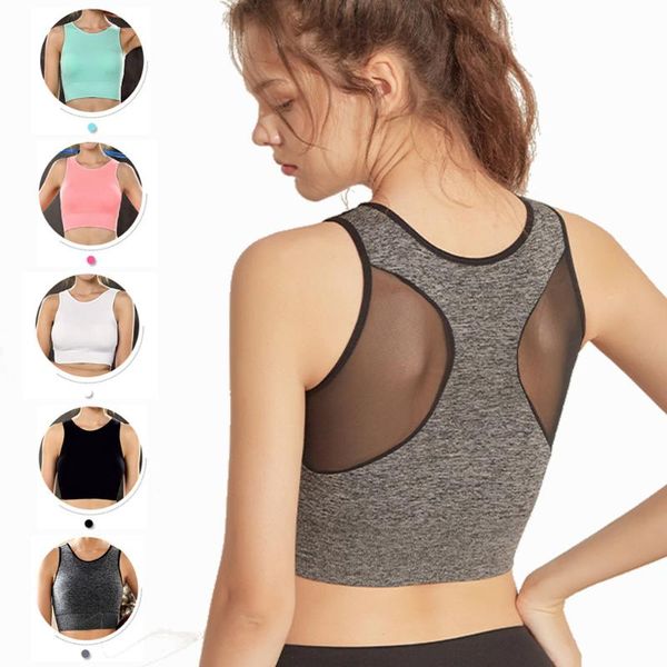 women sports bra mesh brathable sports push up female gym fitness underwear female seamless, Black;white
women sports bra mesh brathable sports push up female gym fitness underwear female seamless, Black;white